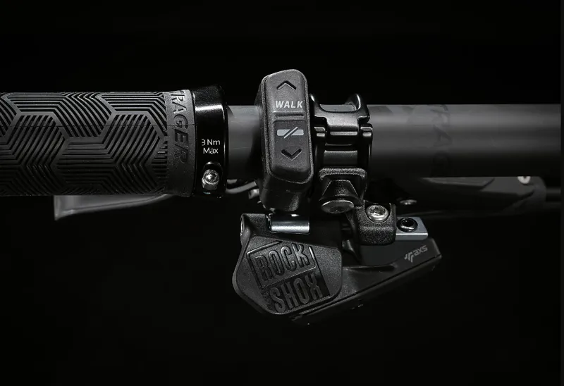 Trek Fuel EXE 9.9 XX1 AXS Full Suspension Electric Mountain Bike 2025 in Baja Yellow-3